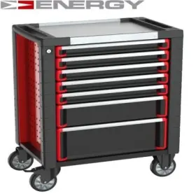 ENERGY - Dielenský vozík bez náradia 7 zásuviek